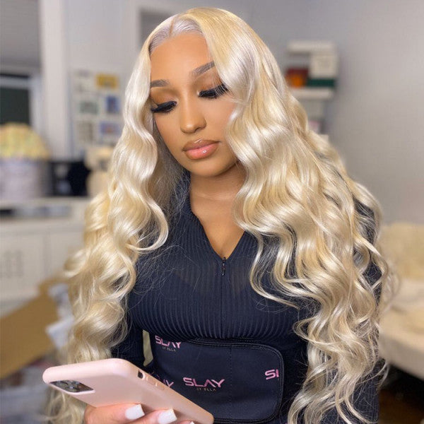 Luxury Hair Line #613 Blonde HD 6*8 Lace 30 Inches Long Wig