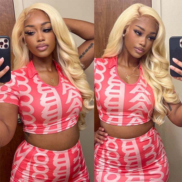 Luxury Hair Line #613 Blonde HD 6*8 Lace 30 Inches Long Wig